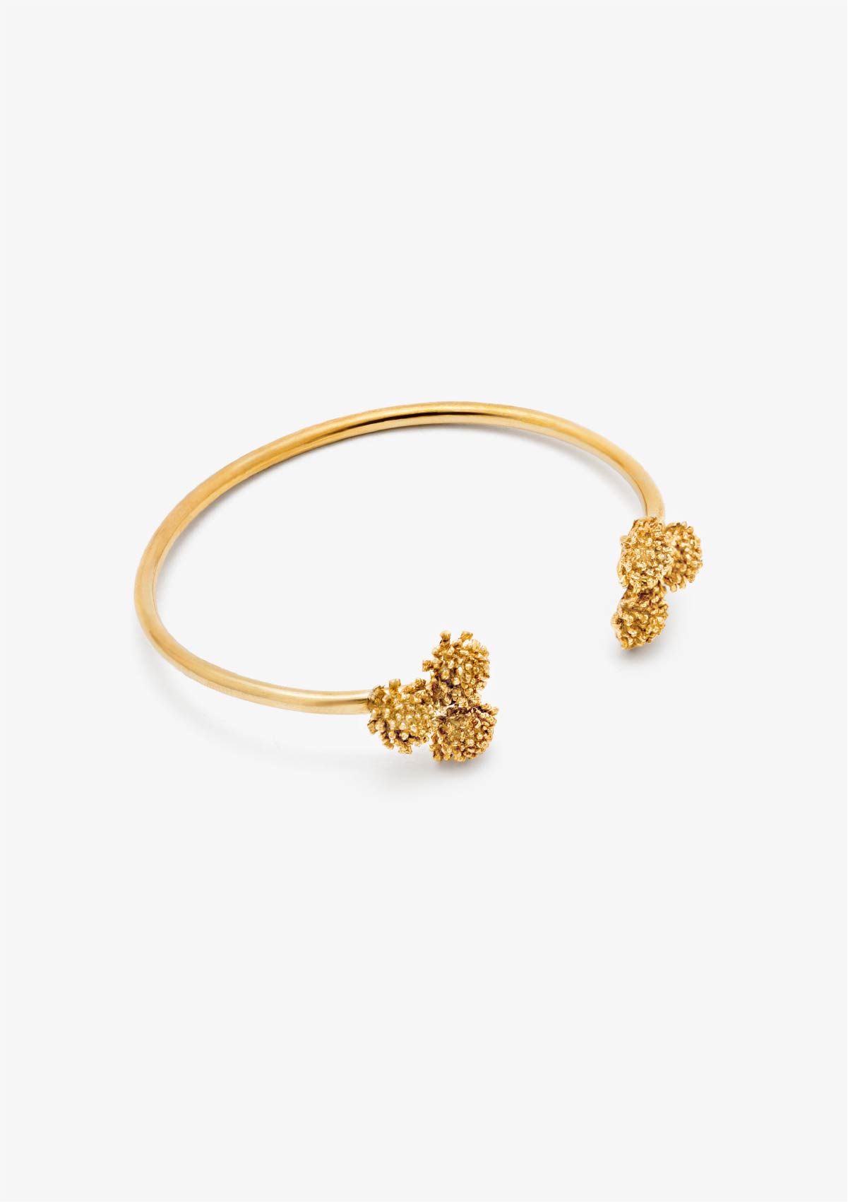 Brazalete Amarant de plata con baño de oro amarillo