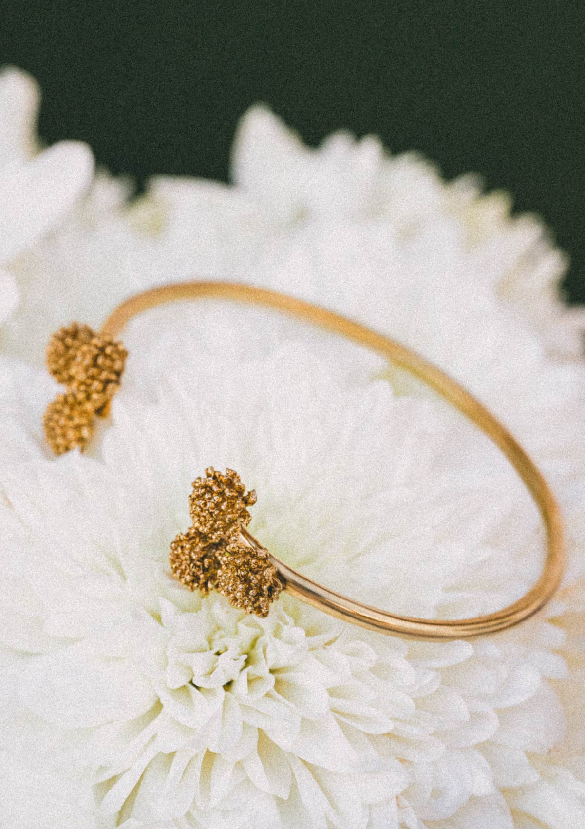 Brazalete Amarant de plata con baño de oro amarillo